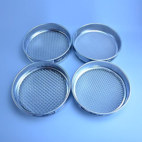 Dia 20cm From 1 mesh To 1000mesh Stainless Steel Net Chroming Body Test Sieve Standard Test Sieve Laboratory sieve (Size : 10 Mesh)