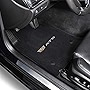 Lloyd Mats Heavy Duty Carpeted Floor Mats for Cadillac ATS Coupe or ATS-V Coupe 2017-2019 (Charcoal, 4 PC - Centered Logo)