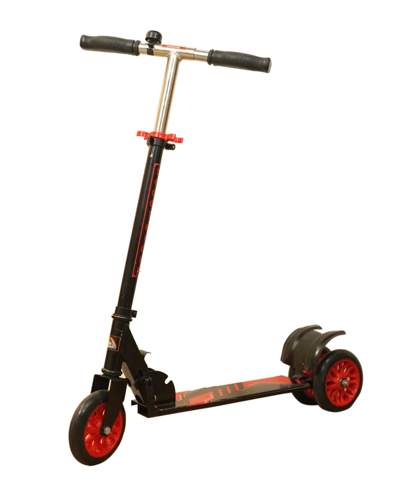 ODELEE Scoot Rider 3 Wheels Scooter for Kids, Unisex Scooter for Kids 6-12 Comes with Handle Bell & Brakes (Red) (B0CMDHJ84C) Amazon Price History, Amazon Price Tracker