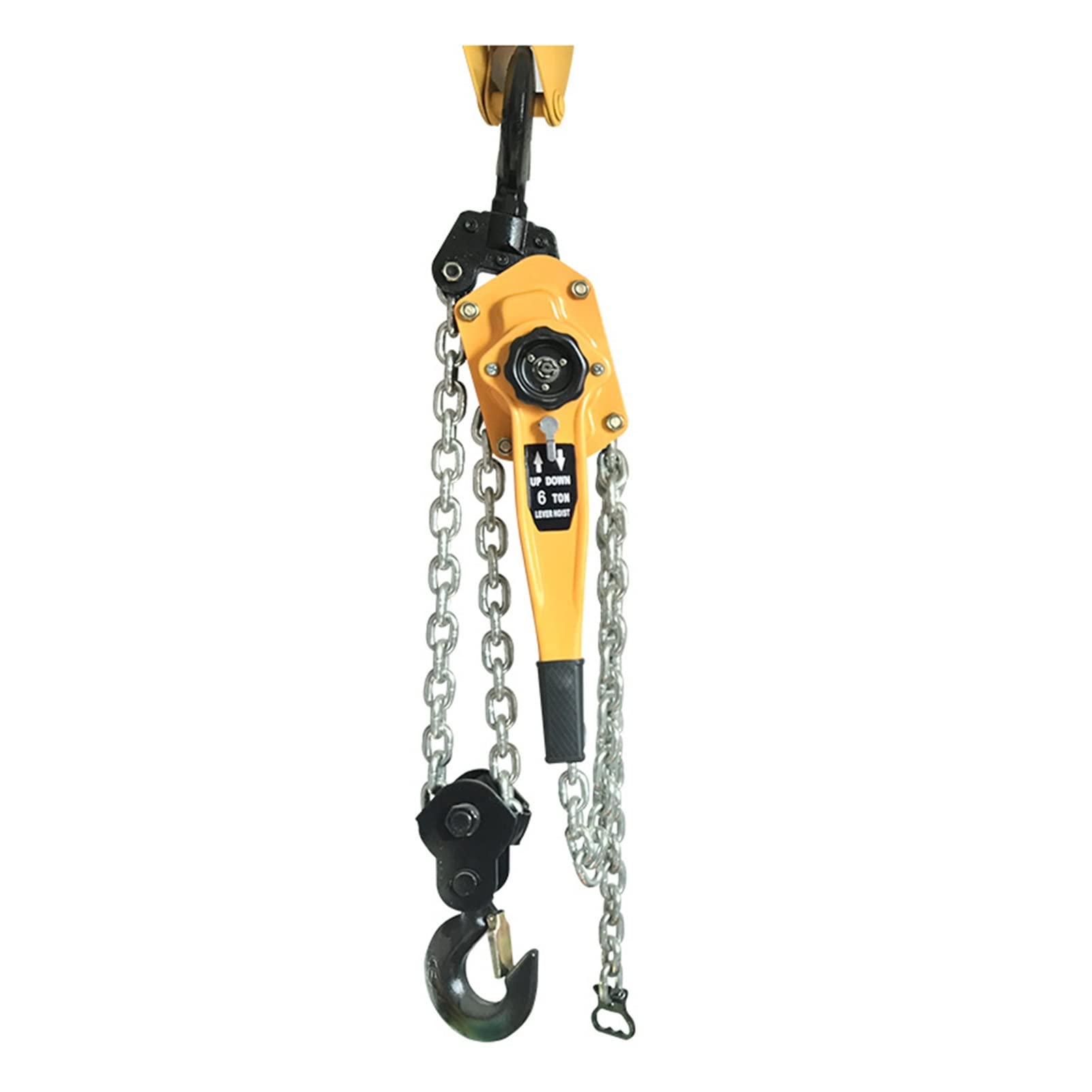 Kettenzug, 3T1,5m. Manuelle Kettenzugehörigkeit/Hand Hebel Ringkettenhebel Hebehiftkette Manuelle Hebezug,Hohe Sicherheitsleistung(1.5T*6M)