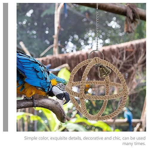 Wooden-Bird-Swing-for-Small-Parrots-Simple-and-Decorative-Design-Sturdy-Wood-Construction-Interactive-Entertainment-Effective-Stress-Relief-Enhance-Well-Being