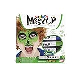 Producto: set de 3 barras de maquillaje con base agua, con colores brillantes para la piel con diseño MONSTER