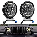 adaptor h4 h7 GEEIGNEL: 2007-2017 Jeep Wrangler Unlimited JK 4 Door/2 Door; 2004-2006 Jeep Wrangler LJ Unlimited; 1997-2006 Jeep Wrangler TJ; 1981-1985 Jeep CJ-8 Scrambler; 1976-1986 Jeep CJ-7; 1992-2001 AM General Hummer; Auch für jedes Motorrad mit 7 