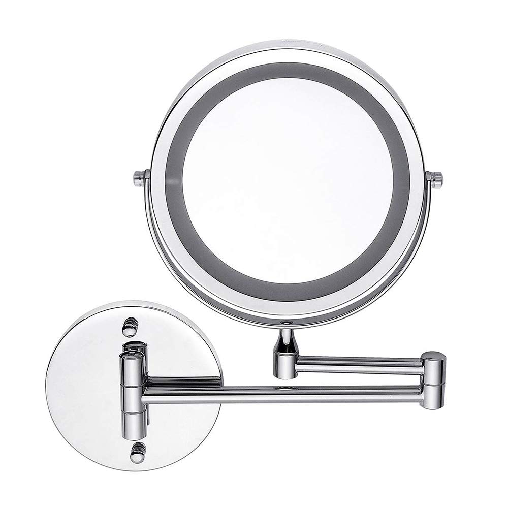 Miroir de rasage de salle de bain nomade idéal pour le voyage et le spa