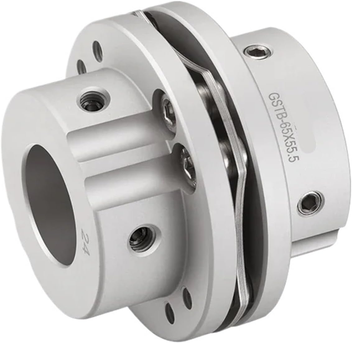 10 Pieces GSTB-D34 L32 8 Screw High Rigidity Single Diaphragm Shaft Coupling D1 D2:6/6.35/7/8/mm(10x11)