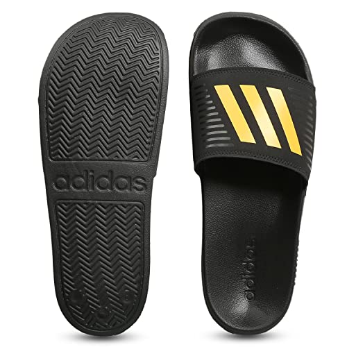 Image of Adidas Men Contaro M Synthetic Swim Slide CBLACK /ACTGOL | HPU72