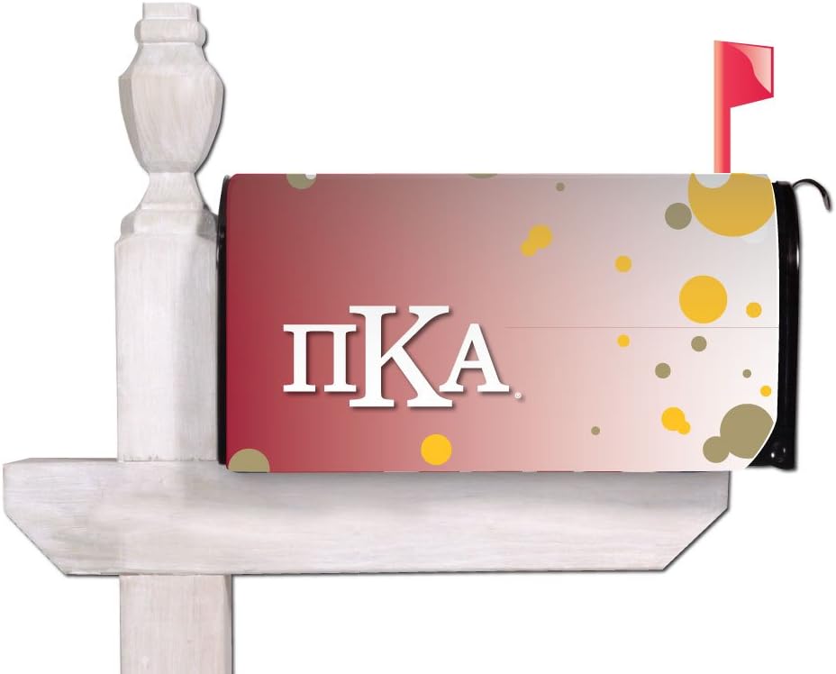 VictoryStore Outdoor Mailbox Cover - Pi Kappa Alpha, Design 3, Bubbles, Magnetic Mailbox Cover