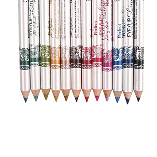 12 lápices delineadores naturales multiusos para ojos y labios miniatura 2