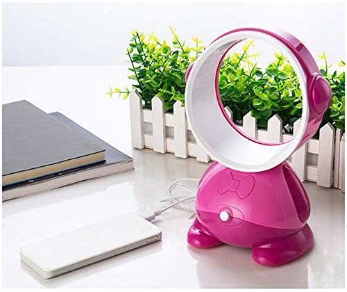 Ventilateur portatif sans feuilles MU, mini rafraîchisseur USB de bureau silencieux