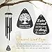 Memorial Gifts for Loss of Loved one, 25''Memorial Wind Chimes of Sympathy Gifts for Loss of Love one,Condolence/Bereavement/Remembrance Gift,Windchime in Memory,Funeral Decor for Garden Outside,Black