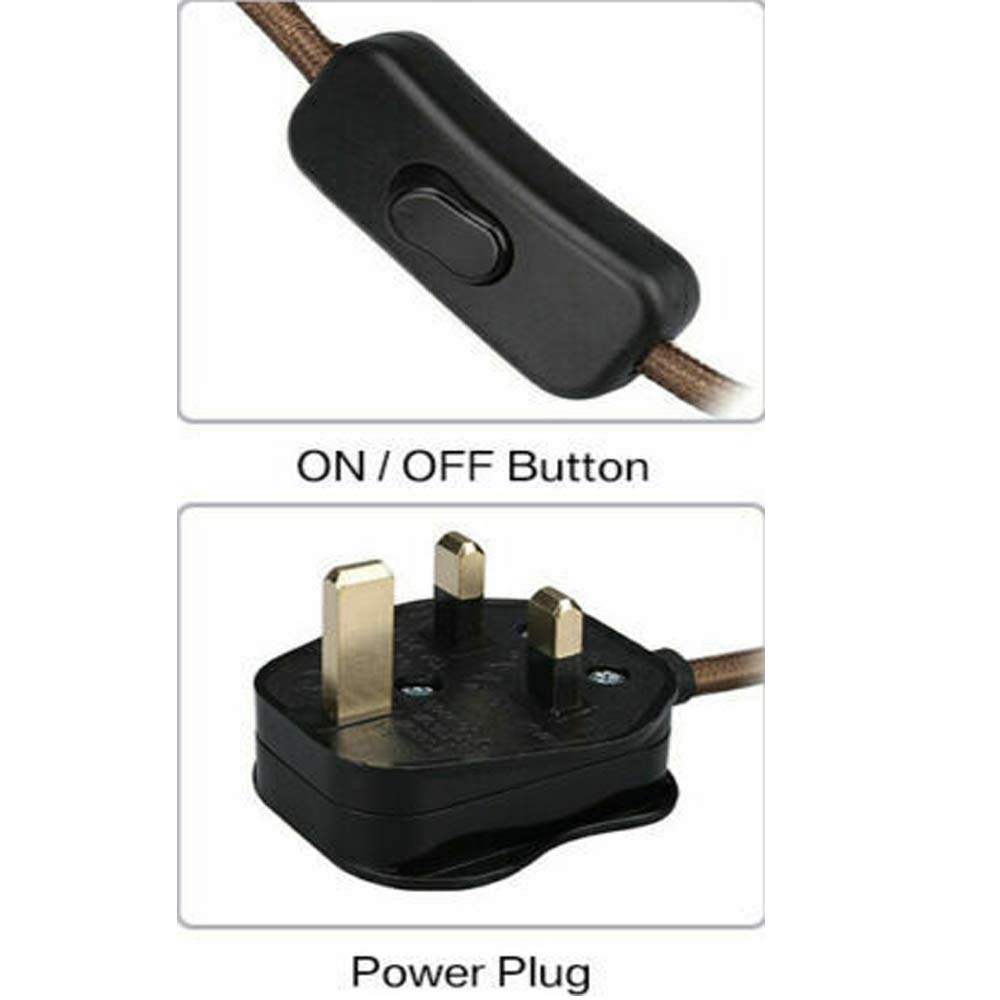 Cavo elettrico per lampada a sospensione 2 * 0,75 mm Cavo intrecciato