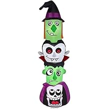Gemmy TisYourSeason Halloween Inflatable 5 Airblown Reaper Pumpkin Halloween Haunted House Prop