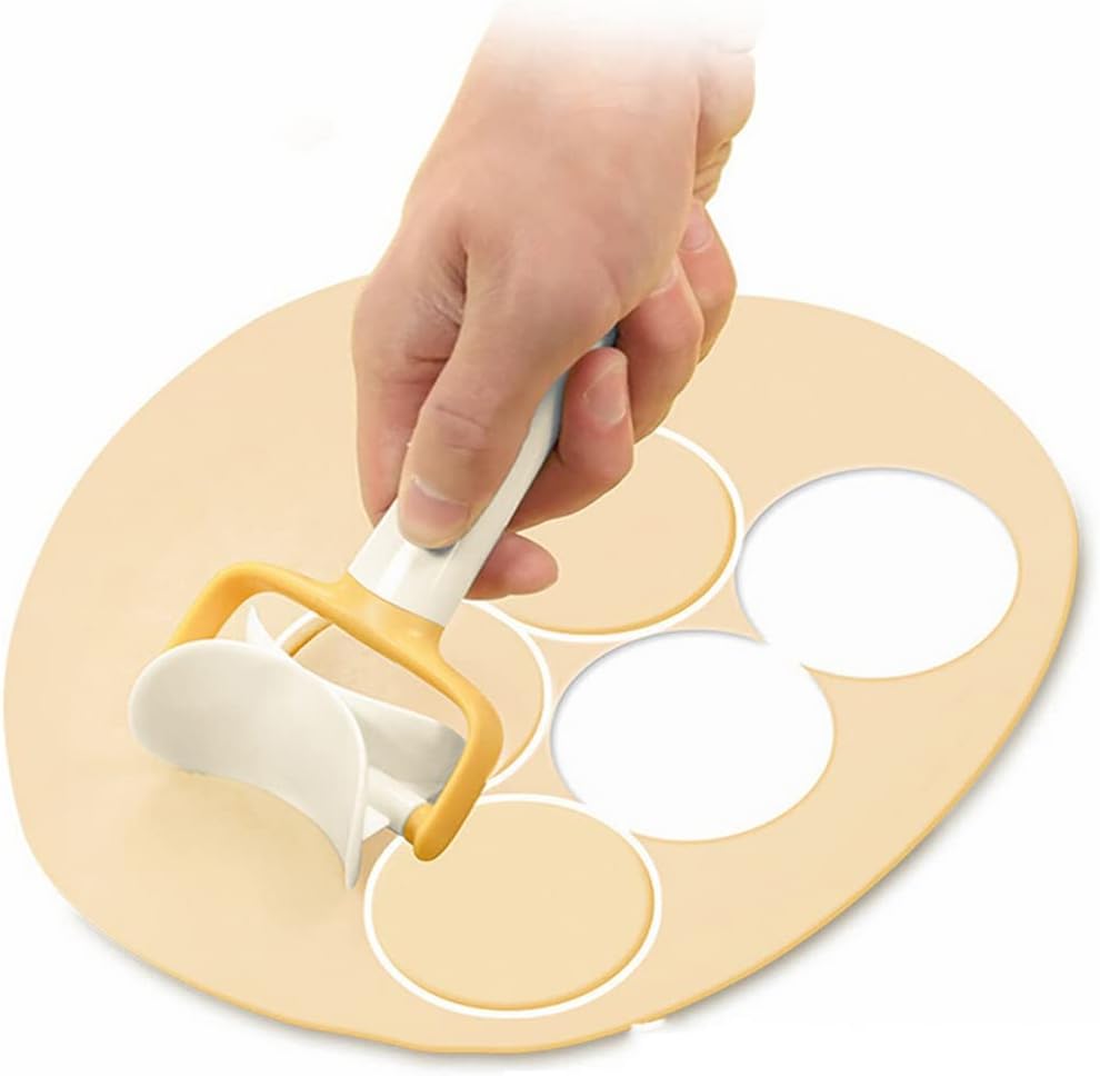 Pie Plastic Round Cookie Cutter Rolling Biscuit Cutting Blade Circle Dough Dumpling Maker