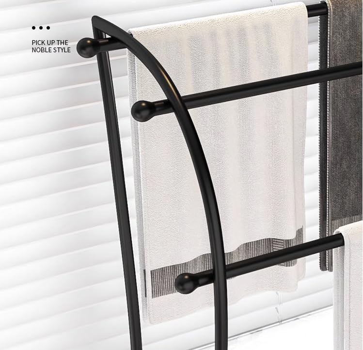 Blanket-Rack-Standing-Towel-Rack-Quilt-Rack-Large-Standing-Metal-Bathroom-Towel-Holder-Stand-with-Shelf-3-Tier-Towel-Rack-Stand-for-Hanging-Bath-Towel-Stand Blanket Rack Standing Towel Rack Quilt Rack Large Standing Metal Bathroom Towel Holder Stand with Shelf 3 Tier Towel Rack Stand for Hanging Bath Towel Stand