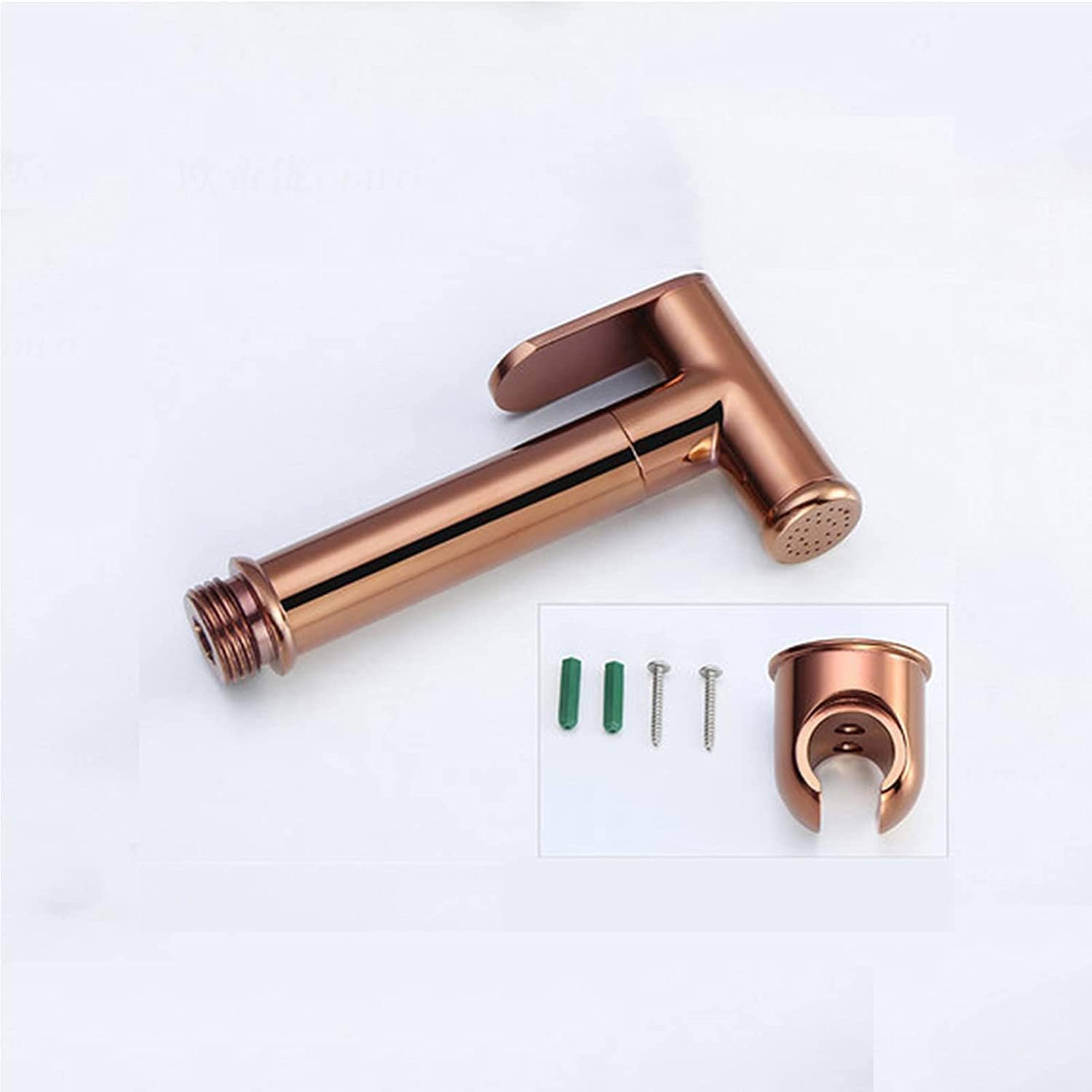 Douchette à main pour bidet en laiton or rose ensemble C avec valve