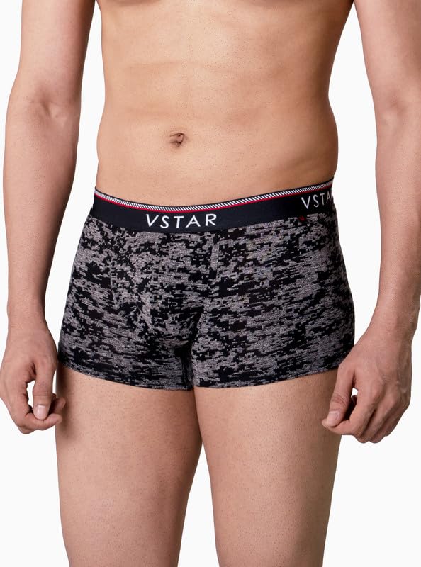 Image of VSTAR - Soft elastance Printed Trunk for Men with Micro Nylon Waistband SG 03
