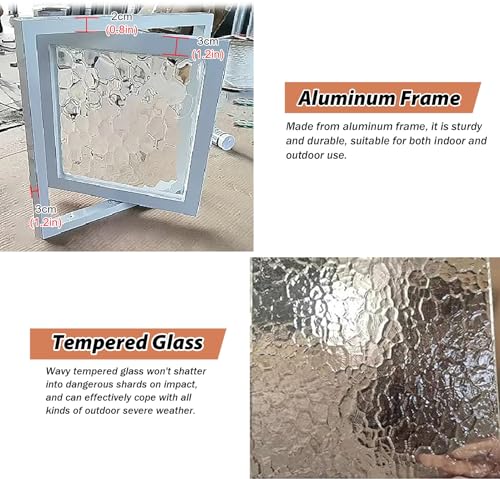 Ventana de Cobertizo de 60x45cm con Manilla Giratoria y Aluminio 4