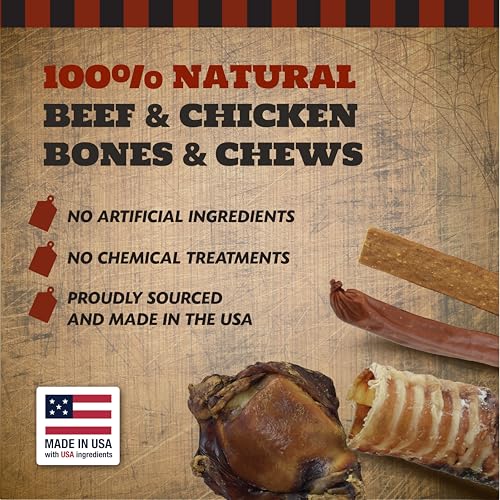 Image of THE COUNTRY BUTCHER RIP Variety Coffin Box containing 1 Knee Cap, 1 Small Beef Tube, 2 pcs Chicken Blend Links, 2 pcs Chicken Blend Jerky (4.2oz /119.07g)