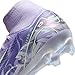 Nike United Mercurial Superfly 10 Elite FG High-Top Soccer Cleats (HF1603-500, Purple Agate/Barely Volt) Size 10.5