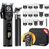 Novah Professional Hair Clippers for Men, Professional Barber Clippers and Trimmer Set, Mens Cordless Clipper, Fade Haircut Kit, Electric Hair Cut Machines