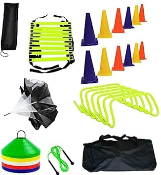 JAXTON Agility Kit for Football, Cricket, Exercise, Athletics Football & Fitness Kit, Sports ad Fitness kit