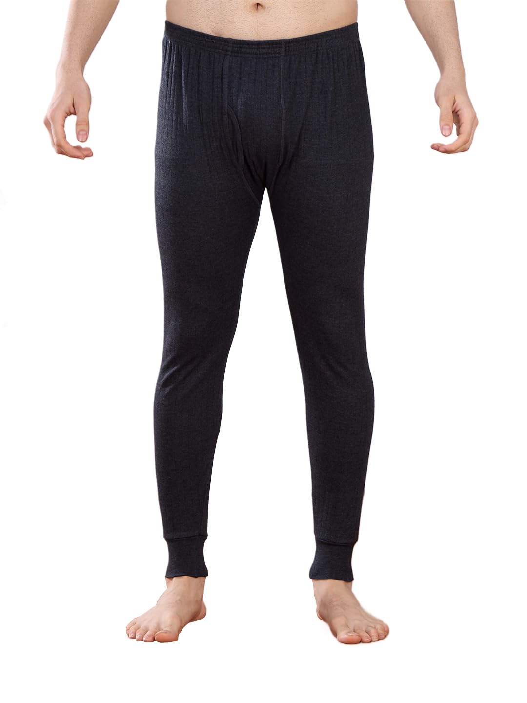 lux venus Sparkk Men's Thermal Trouser – Warm & Comfortable Winter Innerwear Charcoal-picture-29
