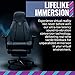 Cooler Master Synk X Ultra Black Ergonomic Real-Time Tactile Immersion Chair, Retractable Leg Rest, All-in-one Controller, Breathable Fabric, Stable Rolling Base, Solid Structure (IXC-SX1-K-US1)