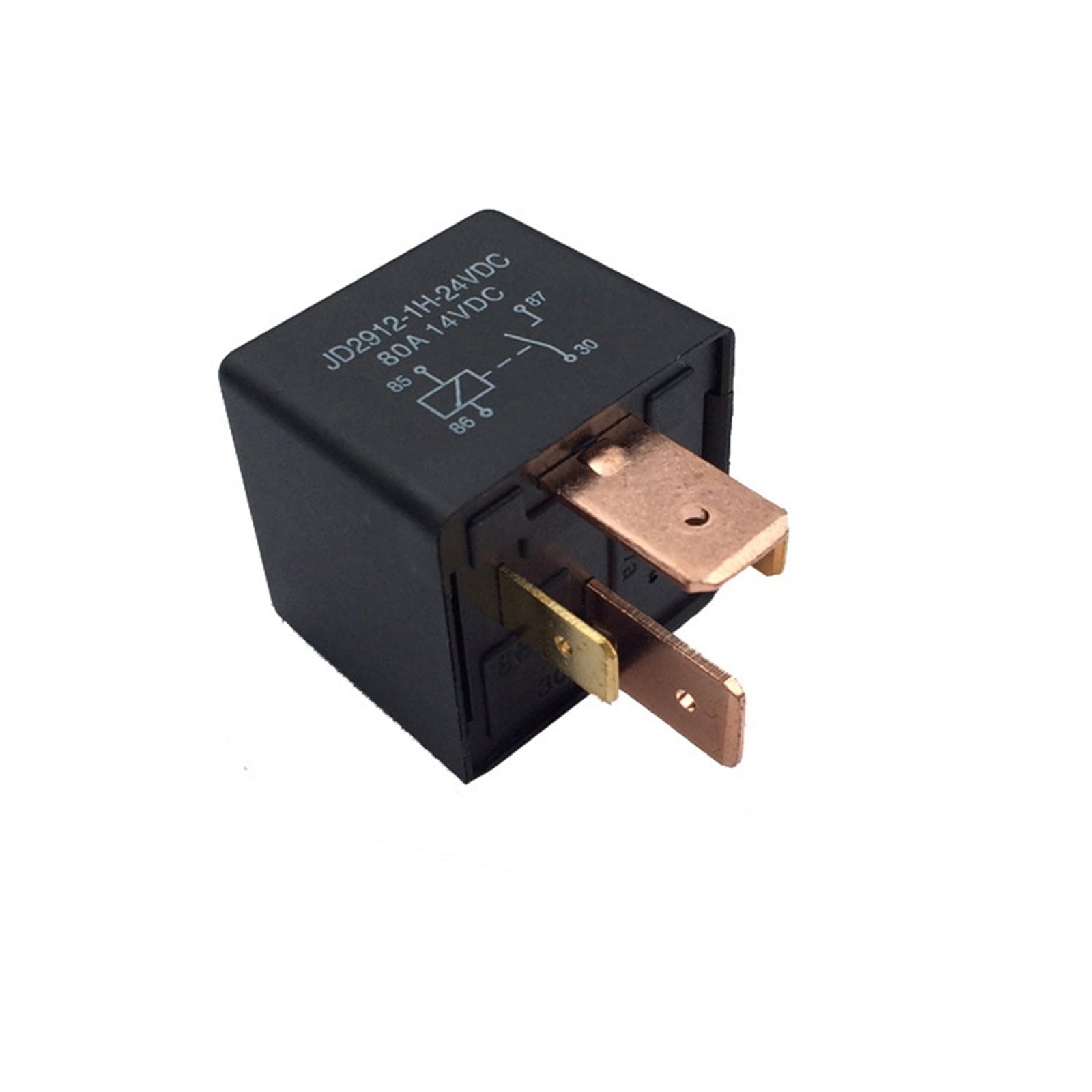 Relé inversor de 2 Piezas relé de Coche Pin de Cobre 80A JD1912 24V relé
