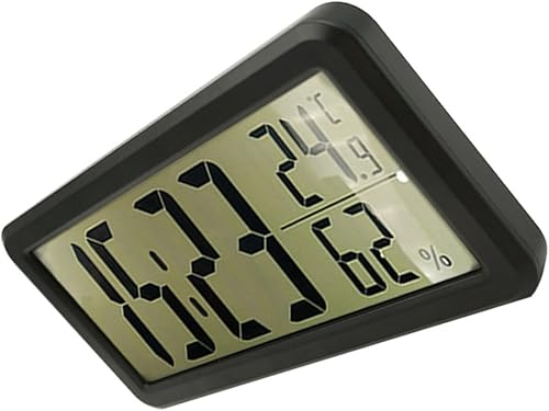 BESPORTBLE Reloj despertador digital LED para dormitorio, reloj de fecha, pequeño despertador, reloj digital básico, decoración colgante de pared,