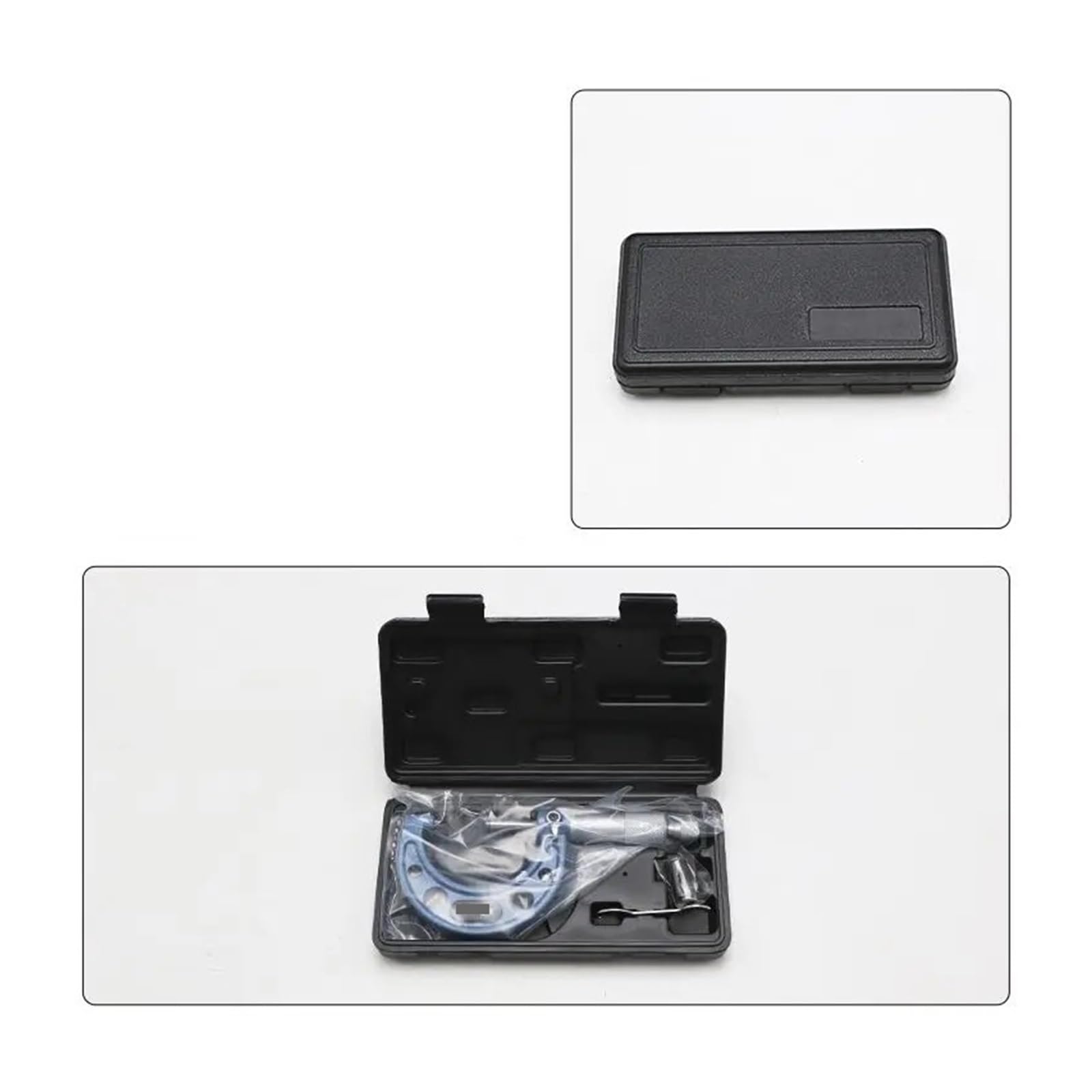 Micromètre extérieur de haute précision 0,01 mm pour le travail des métaux – Plage de mesure 25–50 mm avec mécanisme de verrouillage (125–150 mm)