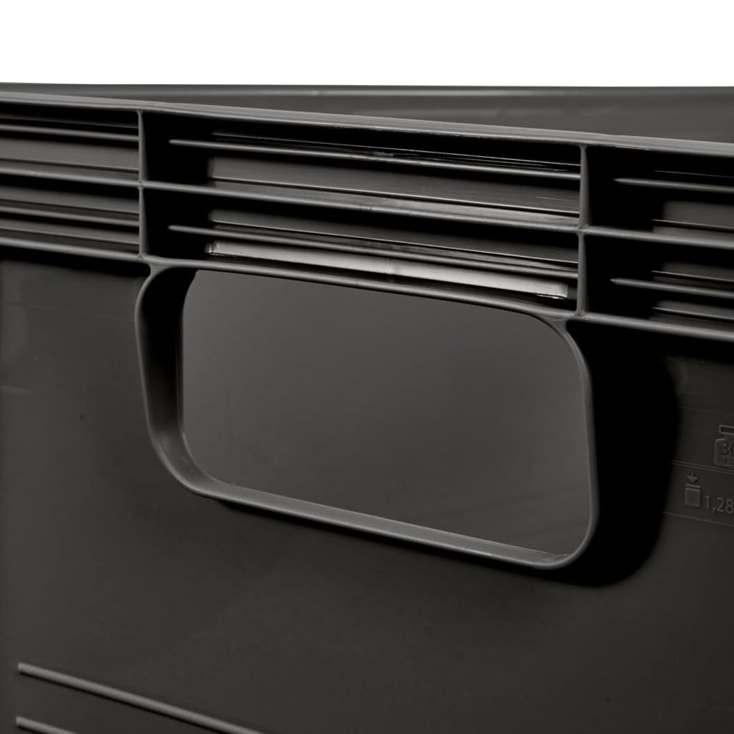 keeeper Transportbox-Set 8-teilig, Stapelbar, Polypropylen, 8 x 20 l, Robert, Graphit-Grau