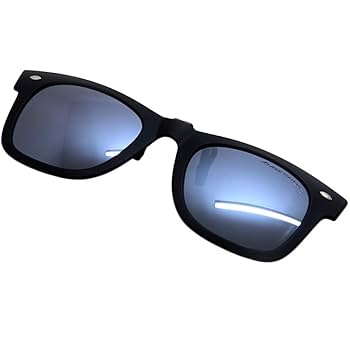 Amazon.co.jp: 偏光サングラス クリップサングラス ミラーレンズ