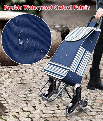 Einkaufstrolley Klappbar Faltbarer Einkaufswagen Einkaufswagen Faltbarer Einkaufswagen Leichter Einkaufswagen… – Bild 6