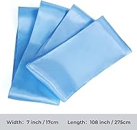 Vista 8 de Babenest Bandas de satén para silla, 50 lazos mejorados para silla, lazos para bodas, banquetes, fiestas, Pascua, Navidad, baby shower, decoración