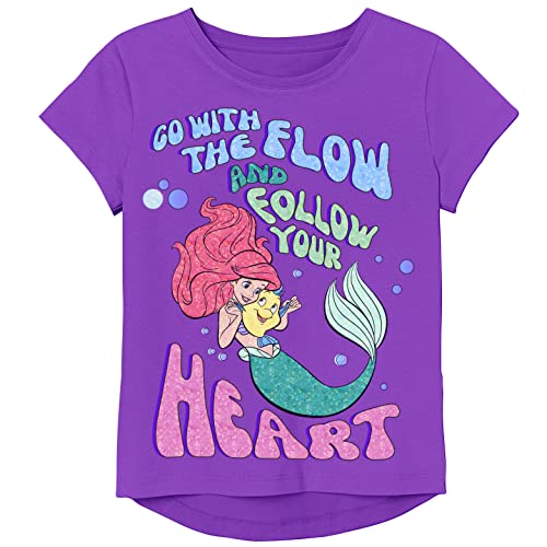 Disney Little Mermaid Princess Ariel Girls Tee