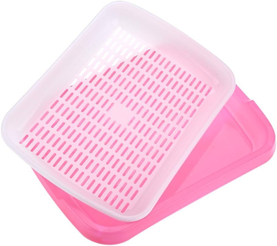 SEVIA Microgreen Tray Hydroponic Seed Sprouter Tray Seed Germination Tray BPA Free Nursery Tray for Seedling Planting Suit for Garden Home Office (1Pcs- Multi color)-image-31