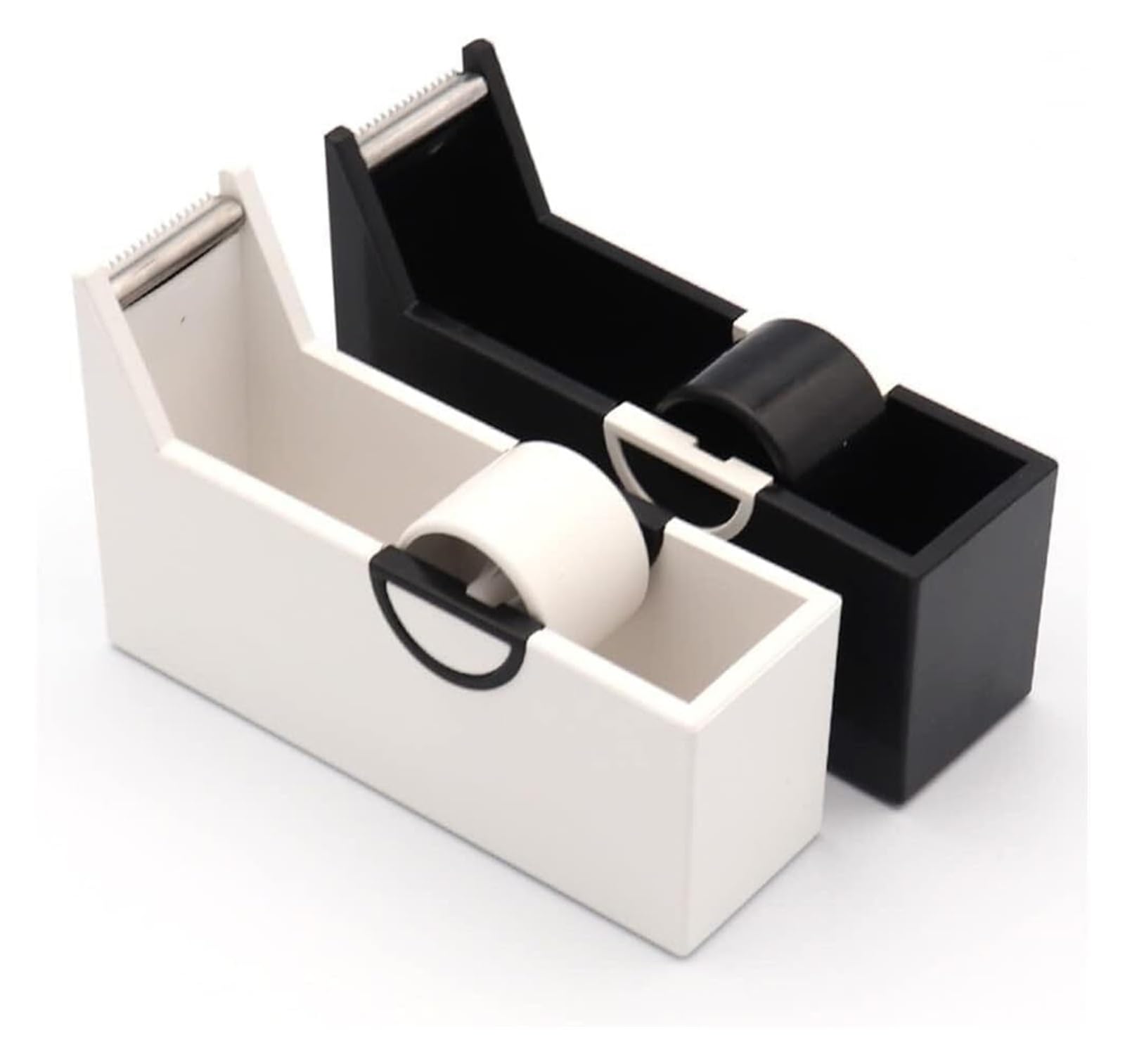 Taglierina per nastro adesivo, Set di dispenser for nastro da tavolo 2 pezzi: supporto for adesivo magico for extension ciglia