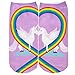 Produktbild cosey  1 Paar Sneaker Socken  Pride Unicorn Design  Einheits-Größe 33-40