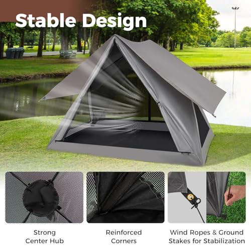 Tienda de campaña pop-up para camping para 2-3 personas miniatura 4