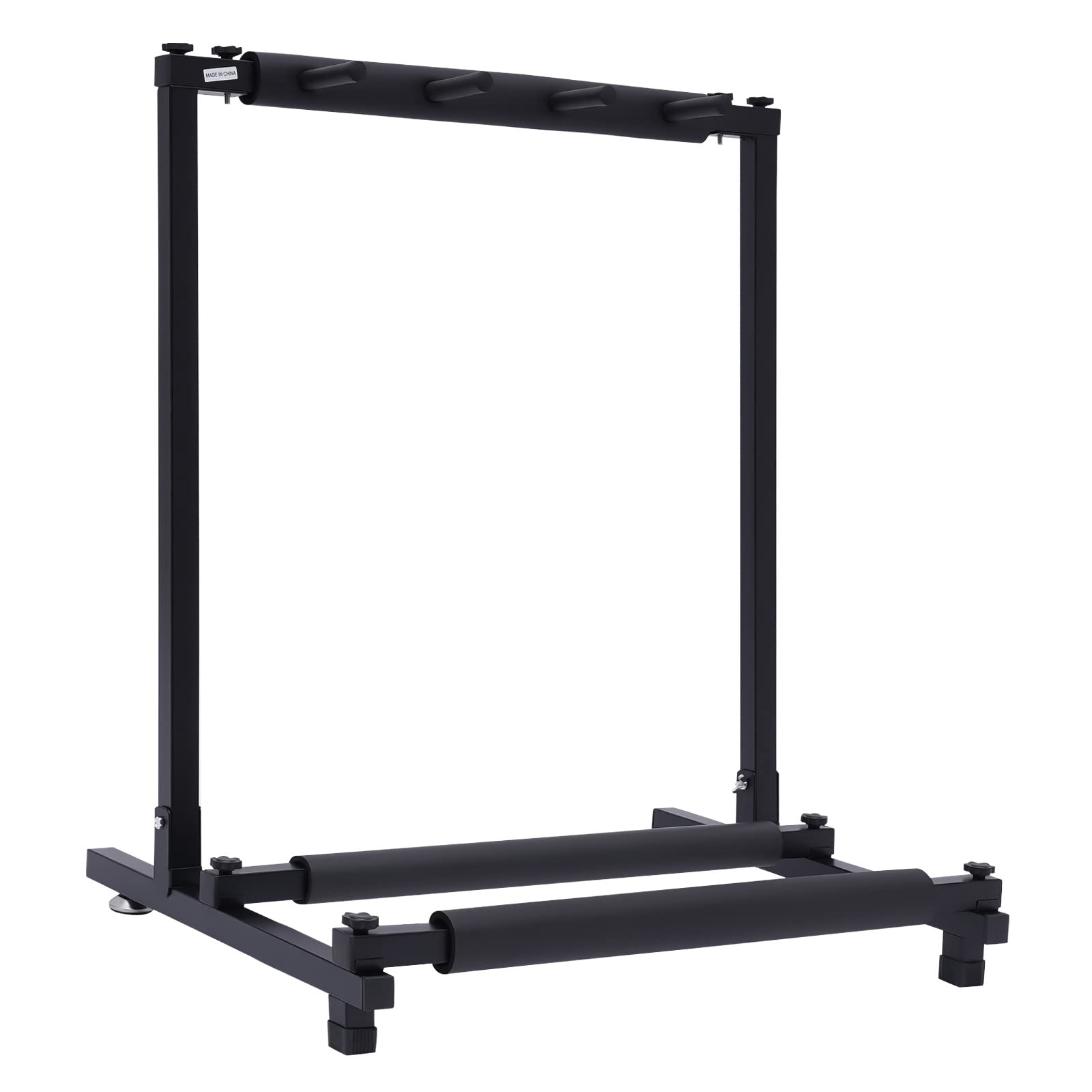 Support de guitare à 3 compartiments - Pliable - Support de guitare - Grande capacité - Support multi-guitare pour guitare acoustique, guitare classique, basse acoustique