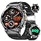 LIGE Smartwatch Uomo,1.75'' HD Orologio Smart Watch con Torcia LED/800mAh/Chiamata Bluetooth,114 modalità Sportive Cardiofrequenzimetro SpO2 e Sonno,per Android iOS,EF15-E