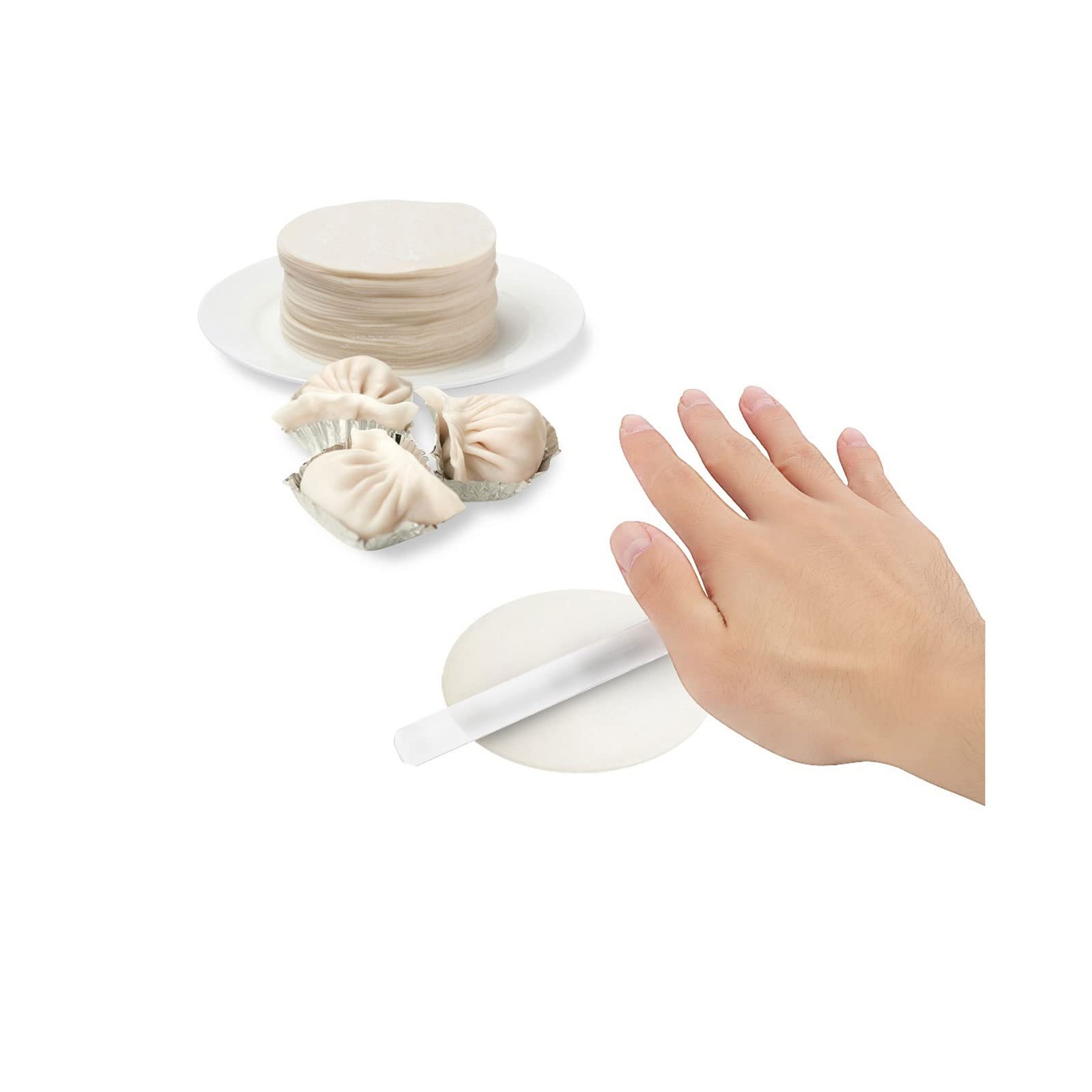 Rodillos Suaves portátiles para Fondant, Tablas para pastelería acrílica, Herramientas para Tartas, Rodillo Transparente Antiadherente para Galletas y Pasteles, Rodillo de Cocina
