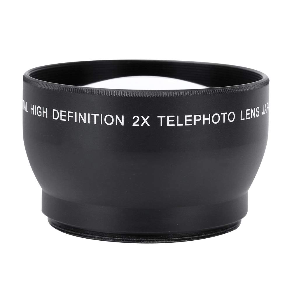 Amazon.co.jp: カメラレンズ 52mm 2X HD 望遠変換レンズ ズーム