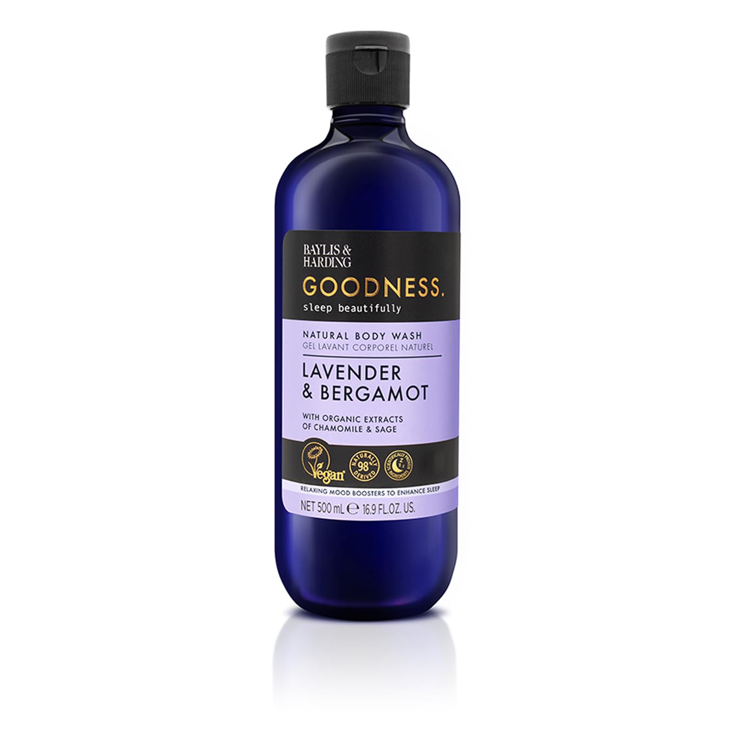 Baylis & Harding Goodness Natural Body Wash Lavender & Bergamot 500ml
