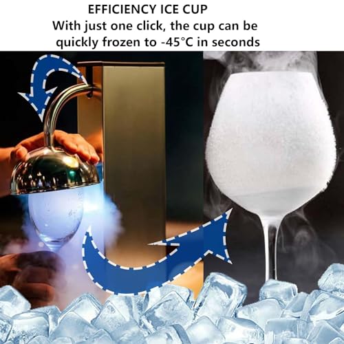 Glaskühler - Instant Chill Cooler für Tassen und Gläser, ideal für Cocktails, Bier, Wein und andere Getränke