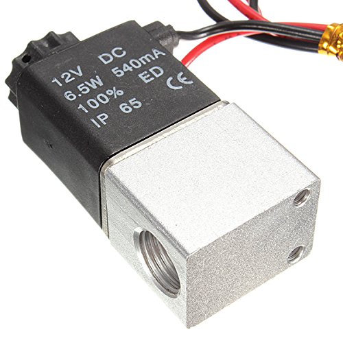 Elettrovalvola 1/4'' 12V DC Normalmente Chiusa – Aria/Acqua – Risposta Rapida IP65