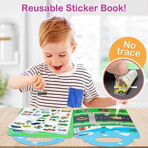 Hahagift Toys For 2 3 4 Year Old Girls Boys Gifts,Sticker Book For Learning Toys For Toddlers 1-3 Birthday Gifts For 2-5 Year Old Girls,Static Sticker For Toddler Toys Age 2-4 Girls Gifts Age 1 2 3 4 #TOP1