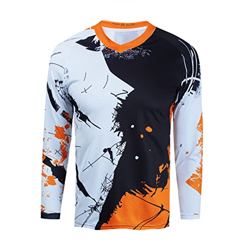 Maillot de cyclisme manches longues enfant pour le VTT et le motocross