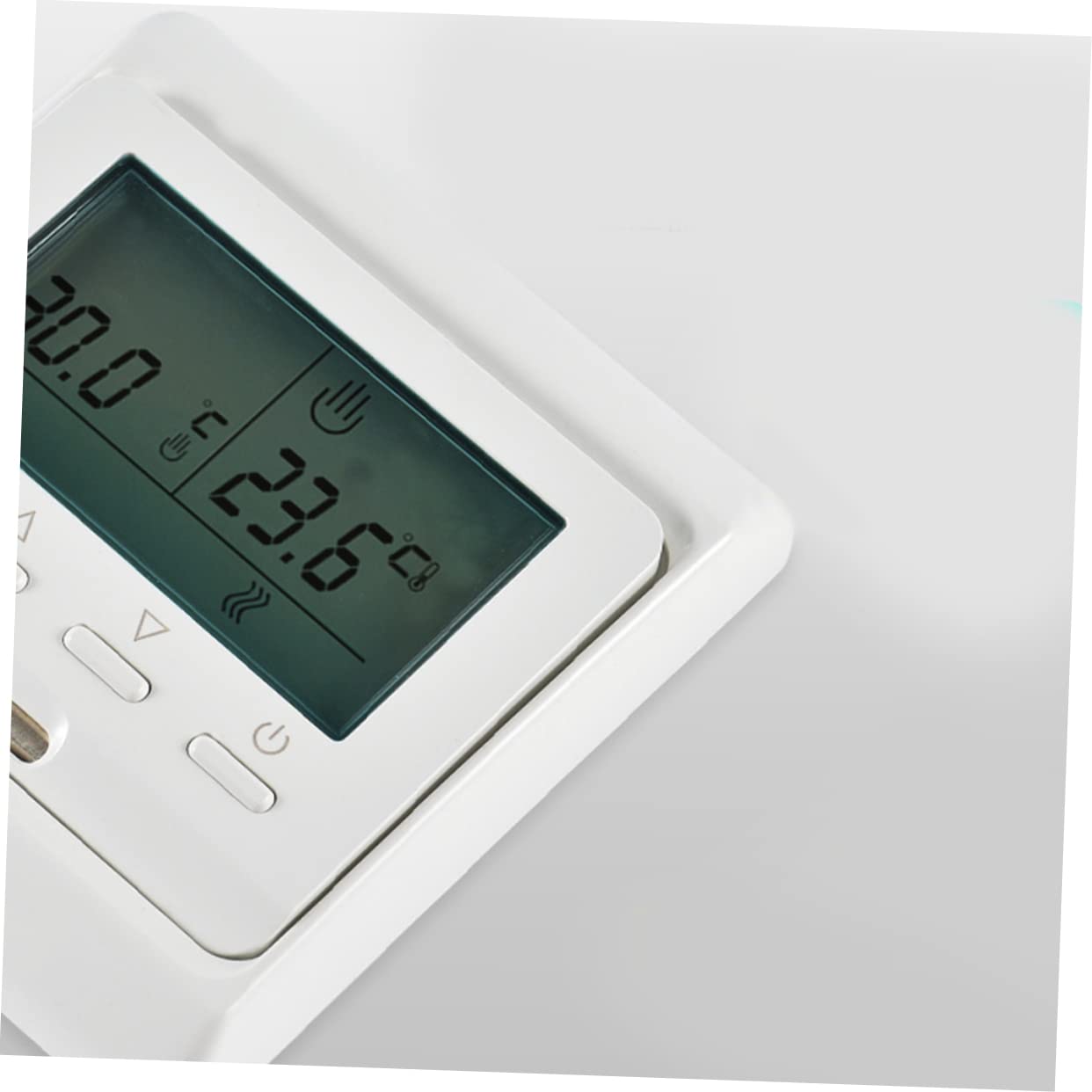 POPETPOP 2pezzi Termostato Elettrico Programmabile Lcd Per Riscaldamento Pavimento Controllo Digitale Per Ambienti Residenziali e Commerciali Vh