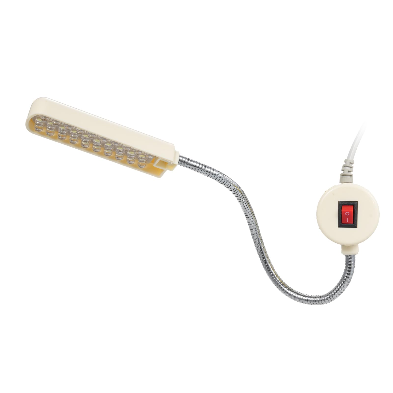 CHENTON Household Duties Chores Lamp Fixture 6 5 30LEDs Lamp 30LEDs Lamp Fixture Fixed Base Flexible Bendable Tube for Housework Household Duties Chores
